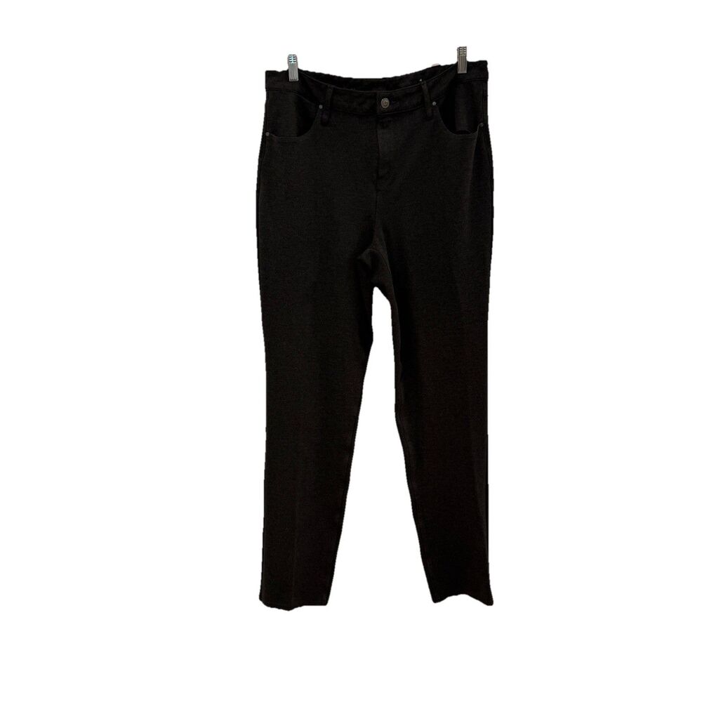 Chicos Womens 12 tall Gray Stretch Dress Pants Career Work Slacks minimalist